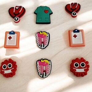 Nurse Croc Charms